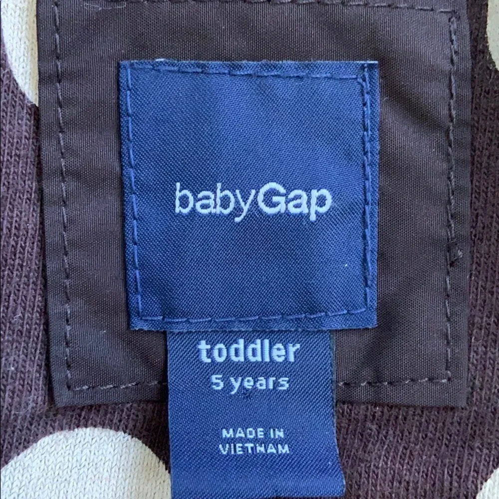 BABY GAP Girls Spring Flare Jacket Brown sz 5